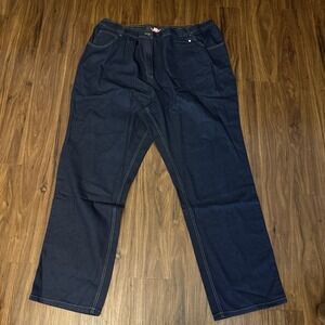 Woman‎ Within Denim Jeans Pants Dark Wash #2268-8 Size 32 Tall